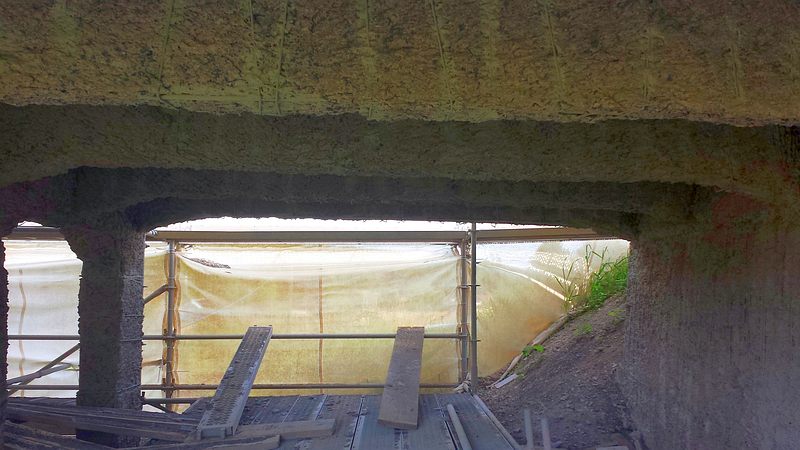 Brücke Westen - sandgestrahlt